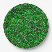 St. Patrick's Day schitteren glitter kelly groen Papieren Bordje (Voorkant)