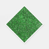 St. Patrick's Day schitteren glitter kelly groen Servet (Hoek)