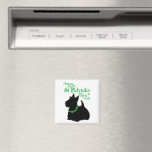 St. Patrick's Day Schotse Terrier Magneet (Insitu (Vaatwasser))