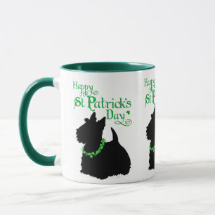 St. Patrick's Day Schotse Terrier Mok