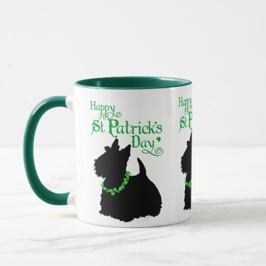 St Patrick's Day Scottish Terrier Mok (Links)