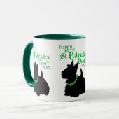 St Patrick's Day Scottish Terrier Mok (Voorkant links)