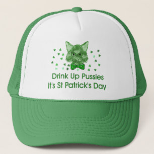 St Patrick's Day Scrapper Cat Trucker Pet
