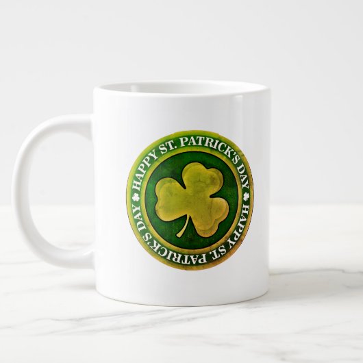 St Patrick's Day Seal Grote Koffiekop (Links)