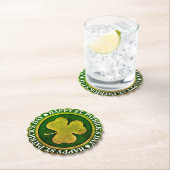 St Patrick's Day Seal Kartonnen Onderzetters (Insitu)