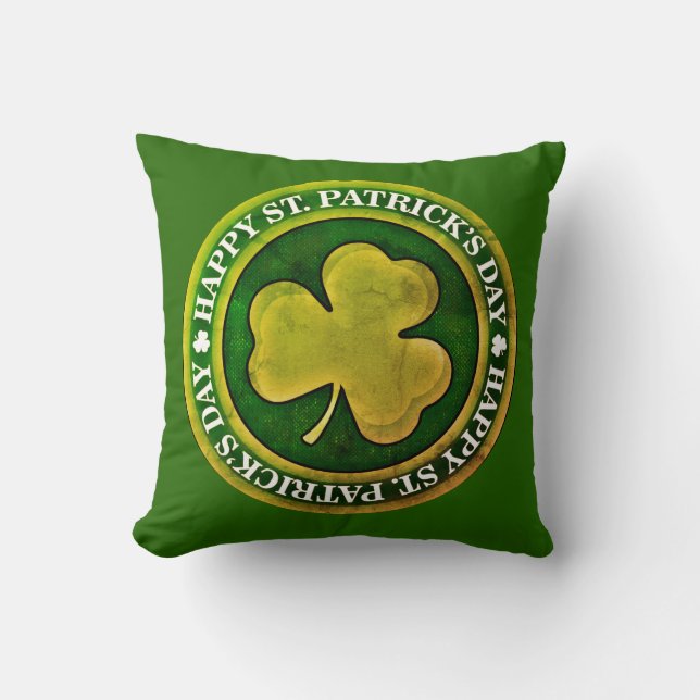 St Patrick's Day Seal Kussen (Voorkant)
