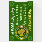 St Patrick's Day Seal Spandoek (Verticaal)