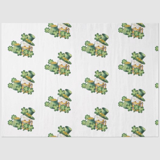 St. Patrick's Day Serie Ontwerp 40 Tissuepapier (Voorkant)