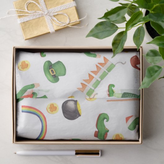 St Patrick's Day Series Design 10 Tissuepapier (Geschenk)