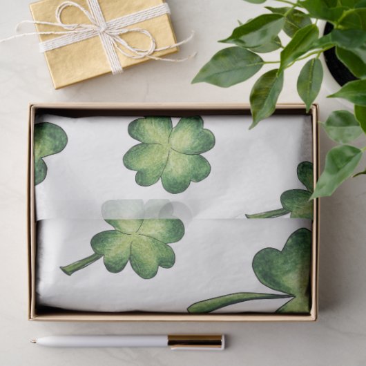 St Patrick's Day Series Design 28 Tissuepapier (Geschenk)