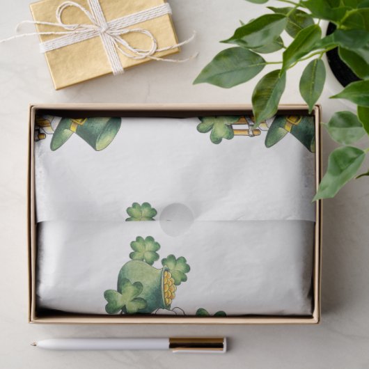 St Patrick's Day Series Design 40 Tissuepapier (Geschenk)