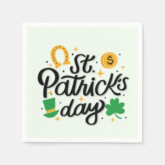 St Patricks Day Servet (Voorkant)