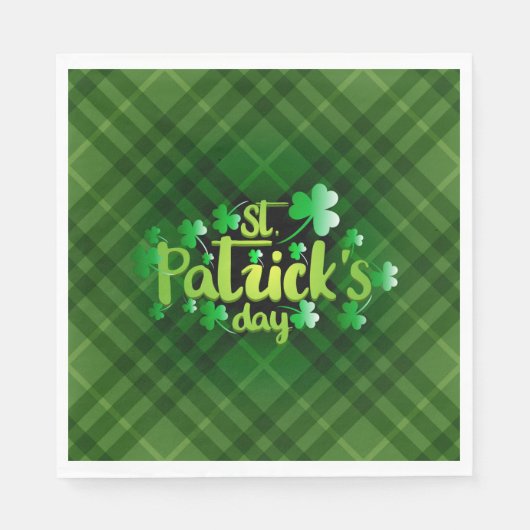 St. Patrick's Day servetten (Voorkant)