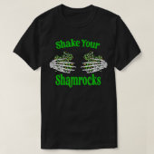 St Patrick's Day Shake Your Shamrocks Clover T-shirt (Design voorkant)