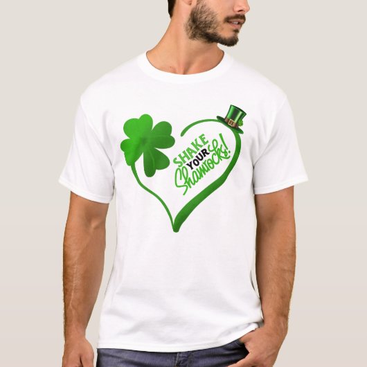 St. Patrick's Day Shake Your Shamrocks T-shirt (Voorkant)