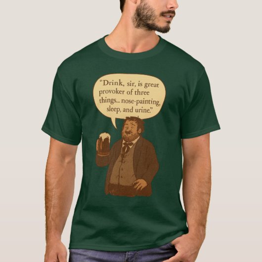St. Patrick's Day Shakespeare Fun T-shirt (Voorkant)