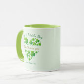 St. Patrick's Day Shamrock Aandenken I Het allerbe Mok (Voorkant links)
