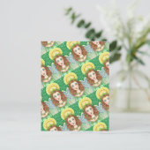 ST. PATRICK'S DAY SHAMROCK ANGEL, IRISH BLESSINGS FEESTDAGENKAART (Staand voorkant)