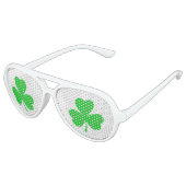 St Patricks Day Shamrock Aviator Zonnebril (Gekanteld)