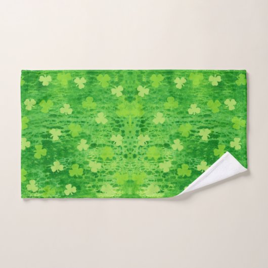 St Patrick's Day Shamrock Bathroom Towel Set Bad Handdoek (Handdoek)