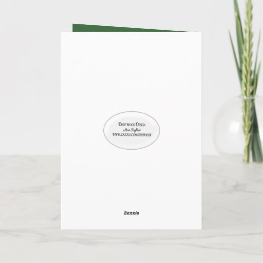 St. Patrick's Day Shamrock Bouquet Kaart (Achterkant)