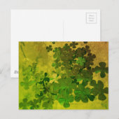 St. Patrick's Day Shamrock Briefkaart (Voorkant / Achterkant)