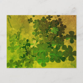 St. Patrick's Day Shamrock Briefkaart