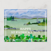 St Patrick's Day Shamrock Briefkaart (Voorkant)