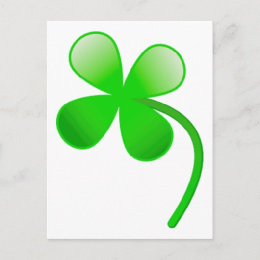 St. Patrick's Day Shamrock Briefkaart (Voorkant)