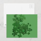 St. Patrick's Day Shamrock Briefkaart (Voorkant / Achterkant)