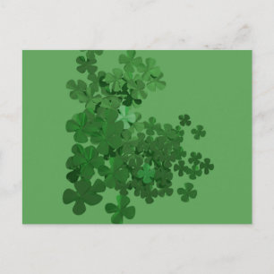 St. Patrick's Day Shamrock Briefkaart