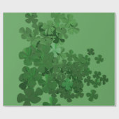 St. Patrick's Day Shamrock Cadeaupapier (Vlak)