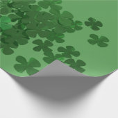 St. Patrick's Day Shamrock Cadeaupapier (Hoek)