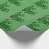 St. Patrick's Day Shamrock Cadeaupapier (Hoek)