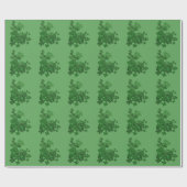 St. Patrick's Day Shamrock Cadeaupapier (Vlak)