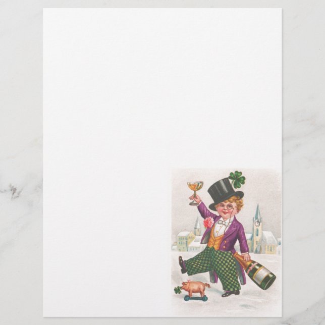  St. Patricks Day Shamrock Champagne (Voorkant)