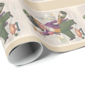  St. Patricks Day Shamrock Champagne Cadeaupapier (Rol Hoek)