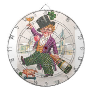 St. Patricks Day Shamrock Champagne Dartbord