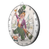  St. Patricks Day Shamrock Champagne Dartbord (Voorkant Rechts)