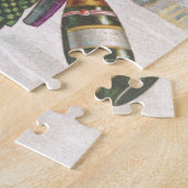 St. Patricks Day Shamrock Champagne Legpuzzel (Zijkant)