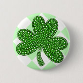 St Patricks Day Shamrock Classic Ronde Button 5,7 Cm (Voorkant)