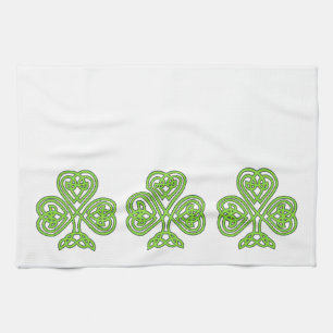 St. Patrick's Day Shamrock Clover Kitchen Towel Theedoek