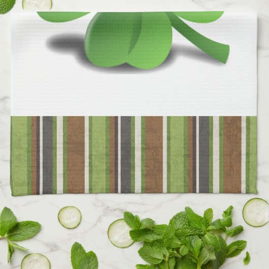 St. Patrick's Day Shamrock Clover Kitchen Towel Theedoek (Gevouwen)