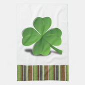 St. Patrick's Day Shamrock Clover Kitchen Towel Theedoek (Verticaal)