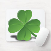 St. Patrick's Day Shamrock Clover Mousepad Muismat (Met muis)