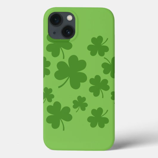 St Patrick's Day Shamrock Clover Pattern Case-Mate iPhone Case (Achterkant)