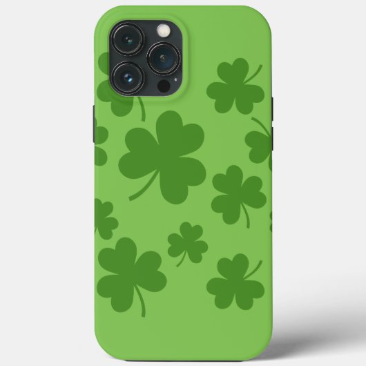 St Patrick's Day Shamrock Clover Pattern Case-Mate iPhone Case (Achterkant)
