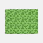 St Patrick's Day Shamrock Clover Pattern Fleece Deken (Voorkant (Horizontaal))