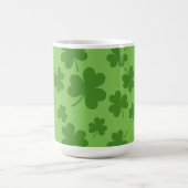 St Patrick's Day Shamrock Clover Pattern Koffiemok (Center)