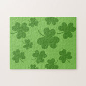 St Patrick's Day Shamrock Clover Pattern Legpuzzel (Horizontaal)
